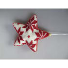 GIOCOPLAST NATALE - ADDOBBO MAGLIA BIANCO-ROSSO 9,5 CM,3 ASS