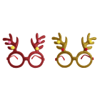 GIOCOPLAST NATALE - OCCHIALI COLORATI CON CORNA RENNA, COL. ASS. 52019259