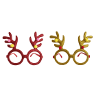 GIOCOPLAST NATALE - OCCHIALI COLORATI CON CORNA RENNA, COL. ASS. 52019259