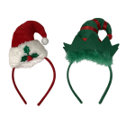 GIOCOPLAST NATALE - CERCHIETTO CON CAPPELLINO SOFT, MOD. ASS.