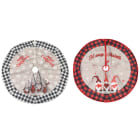 GIOCOPLAST NATALE - COPRIPIEDE CM.90 DECORO GNOMI, COL. ASS.