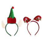 GIOCOPLAST NATALE - CERCHIETTO CON CAPPELLINO E SONAGLI, MOD. ASS.