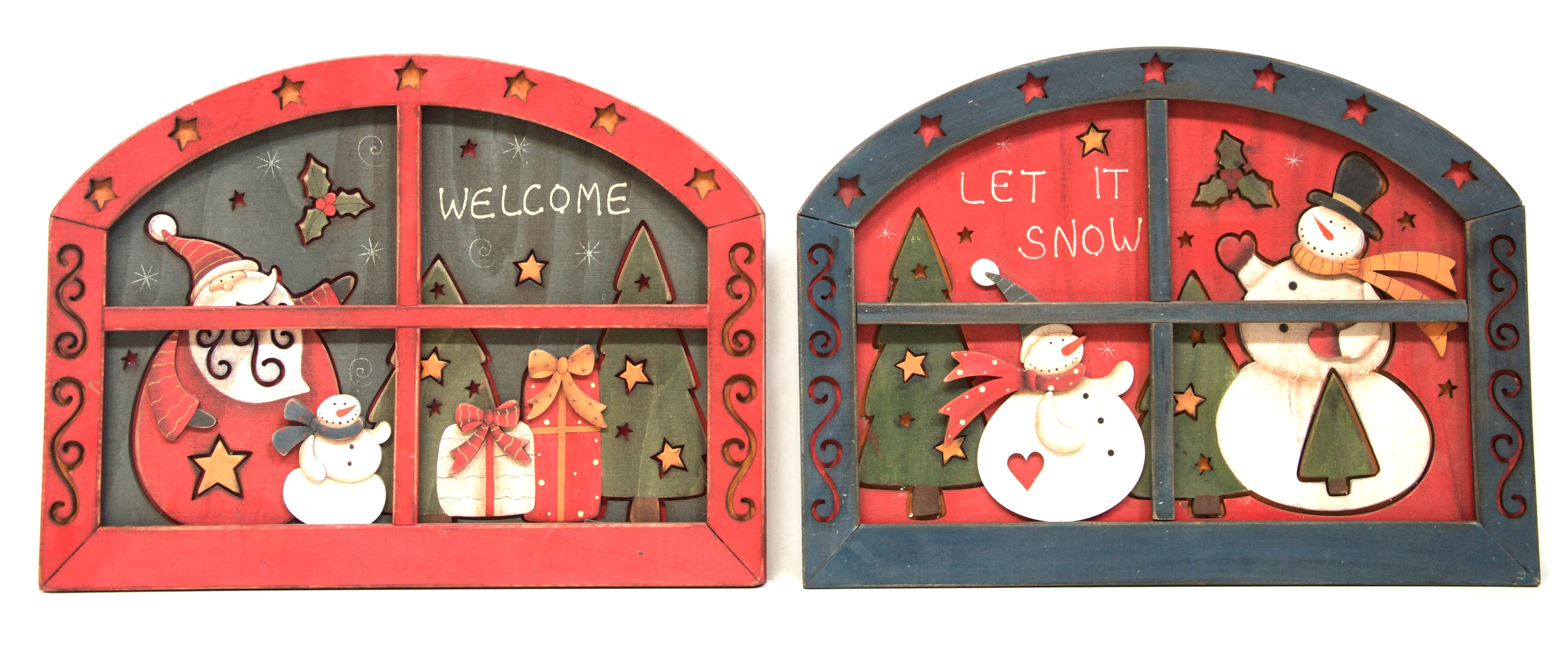 GIOCOPLAST NATALE - CORNICE LEGNO CM 38X1,8X28 52211529