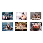 GIOCOPLAST NATALE - QUADRO STAMPATO , CON LED40X30CM A BATTERIE 52212231