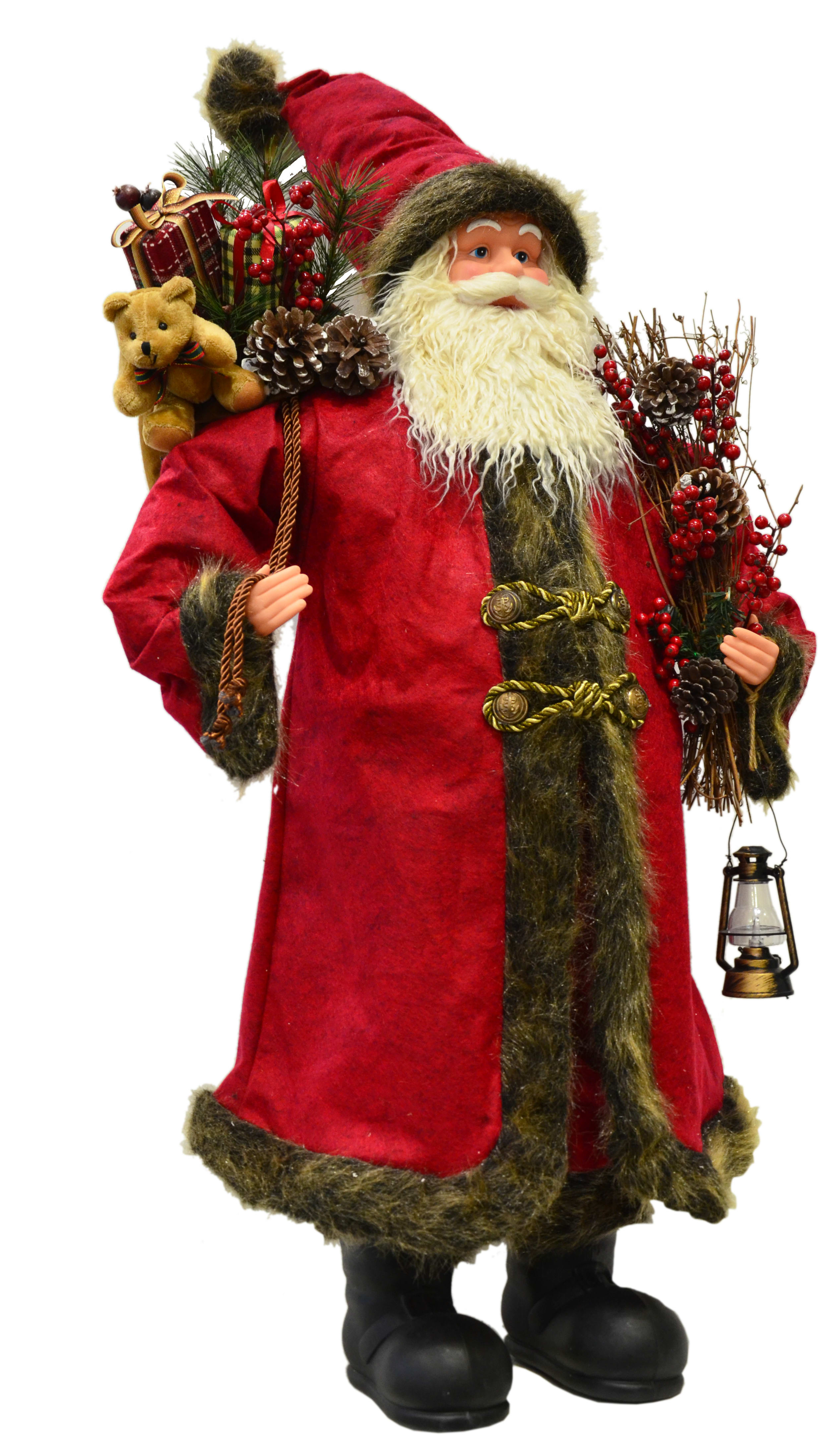 GIOCOPLAST NATALE - BABBO NATALE CLASSIC 100 CM DECORATO