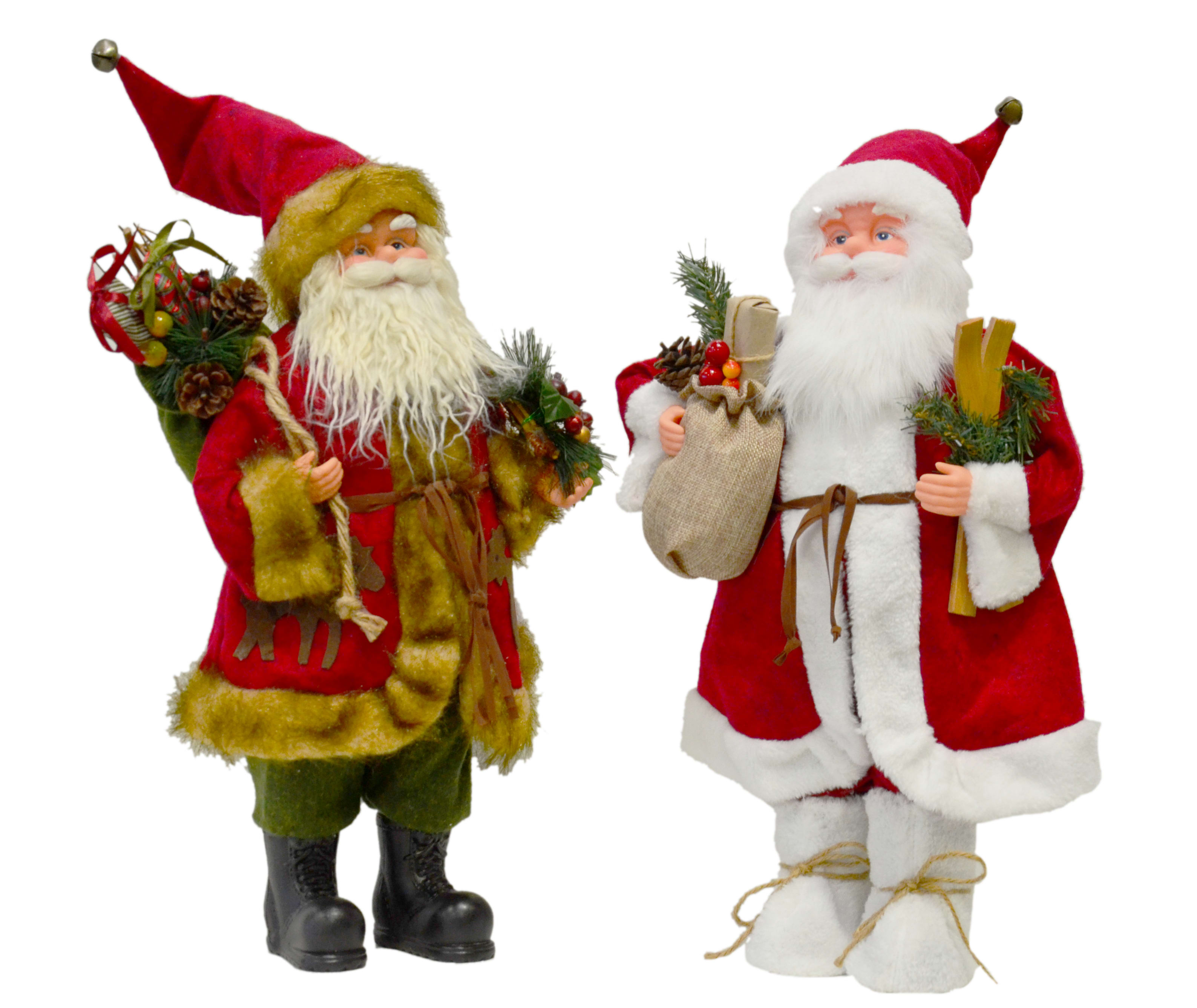 GIOCOPLAST NATALE - BABBO NATALE CLASSIC 50 CM DECORATO, 2 ASS