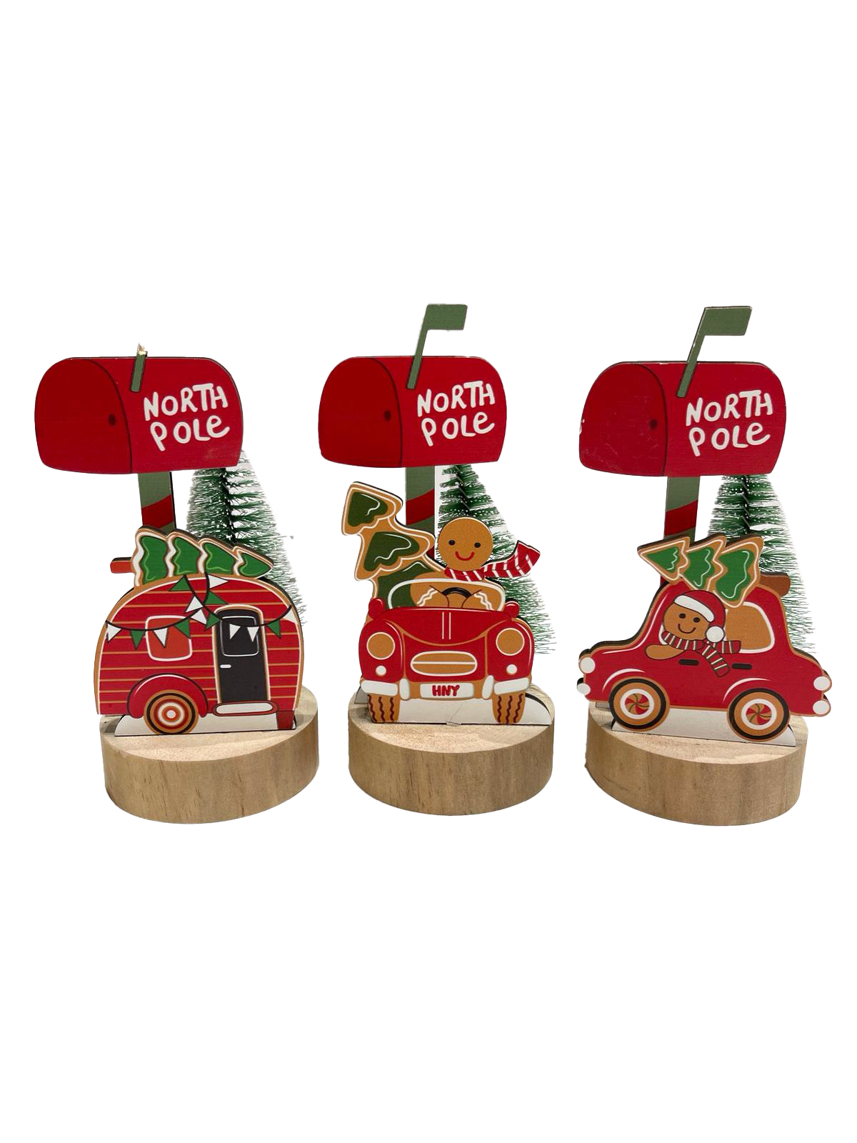GIOCOPLAST NATALE - DECORAZIONE MAILBOX GINGERBREAD IN LEGNO, 15 CM, MOD. ASS.