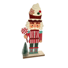 GIOCOPLAST NATALE - DECORAZIONE SCHIACCIANOCI IN LEGNO, 23 CM