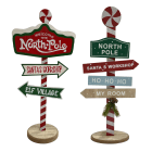 GIOCOPLAST NATALE - DECORAZIONE PIEDISTALLO IN LEGNO, 30 CM