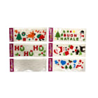 GIOCOPLAST NATALE - STICKERS JELLY CM 16X42, MOD. ASS.