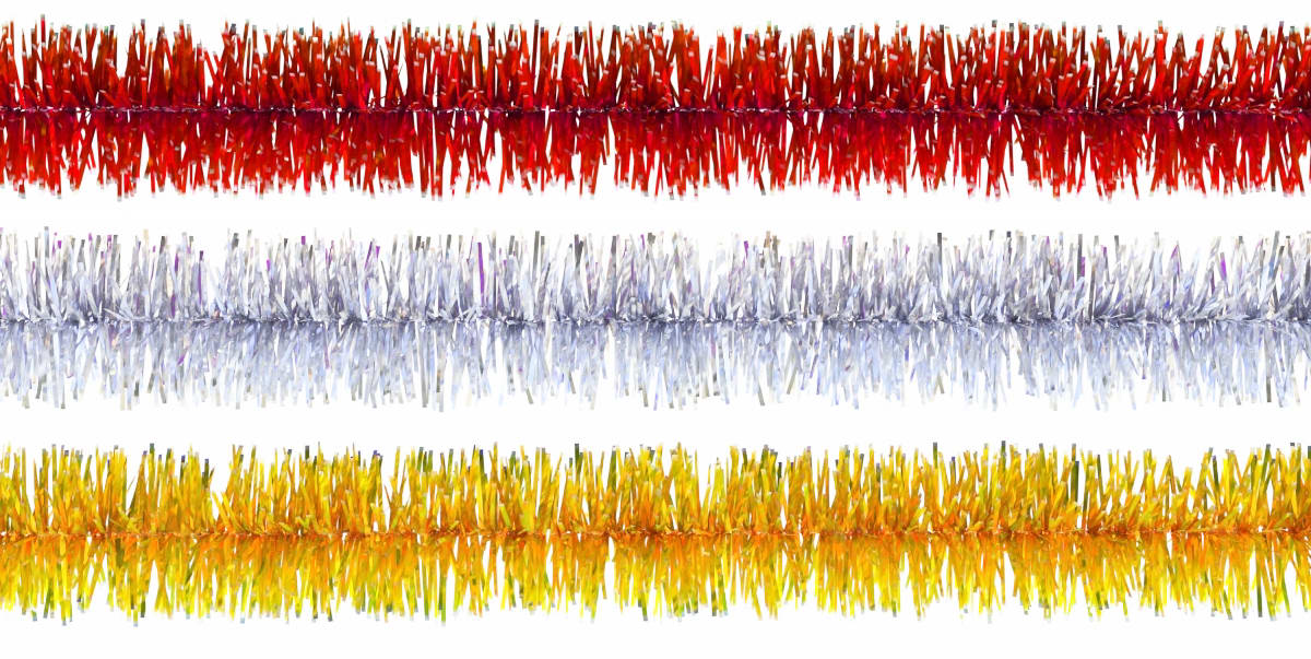 GIOCOPLAST NATALE - FILO INZEPPATO D. 75 MM , LUNGH. 2 M, COL. ASS. 56020616