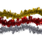 GIOCOPLAST NATALE - FILO INZEPPATO CON STELLINE D. 75 MM , LUNGH. 2 M, COL. ASS.