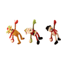 GIOCOPLAST NATALE - BABBO RENNA E PUP. TWISTER CM.40 C/MUSICA: 6 BABBI, 4 RENNE, 2 PUP.
