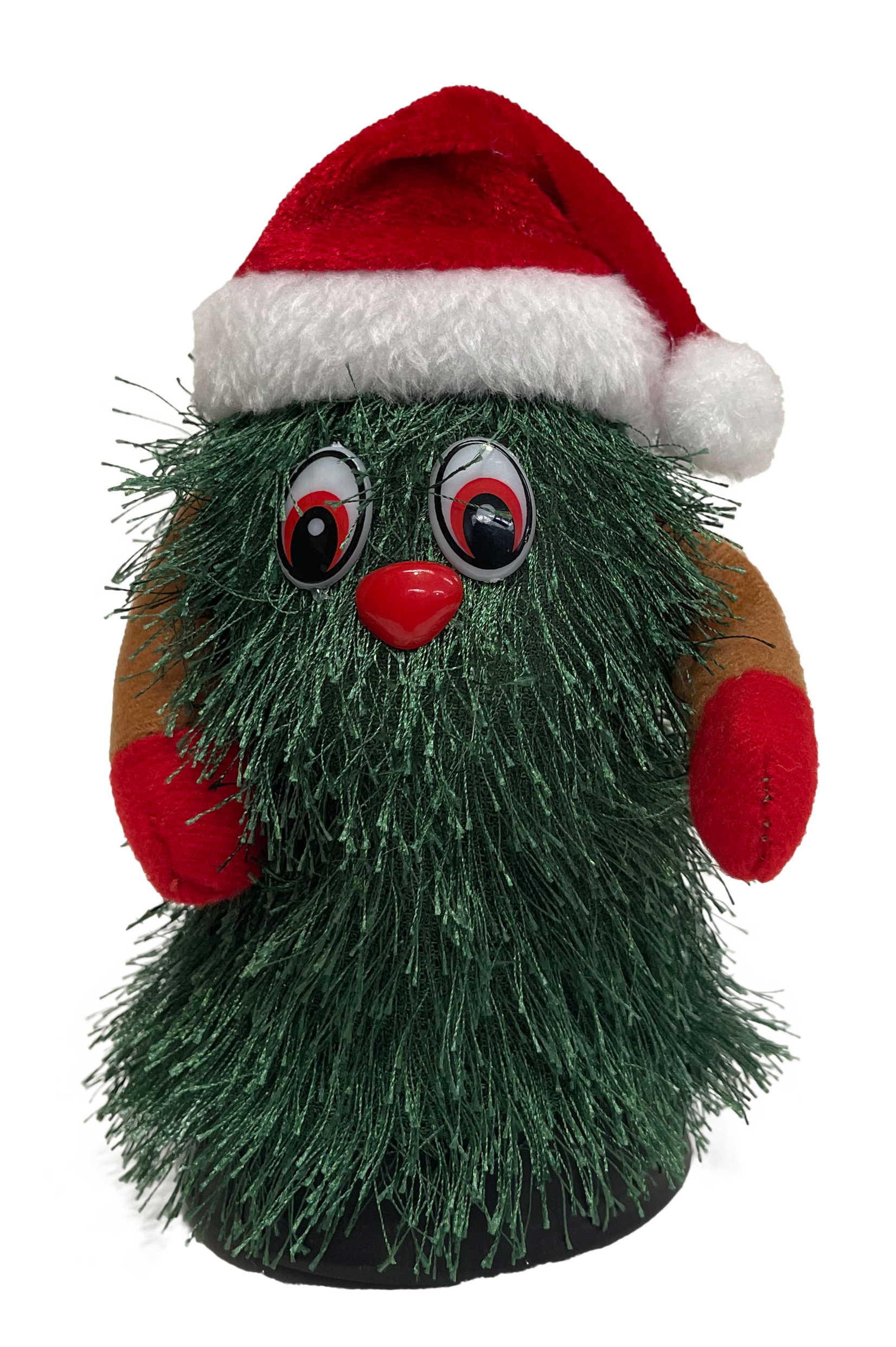 GIOCOPLAST NATALE - ALBERO GIROTONDO CON MOVIMENTO E MUSICA A BATTERIA, 18 CM