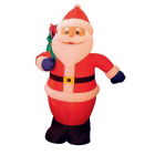 GIOCOPLAST NATALE - BABBO GONF. C/2 LUCI CM.240 C/PRESA SHUCKO