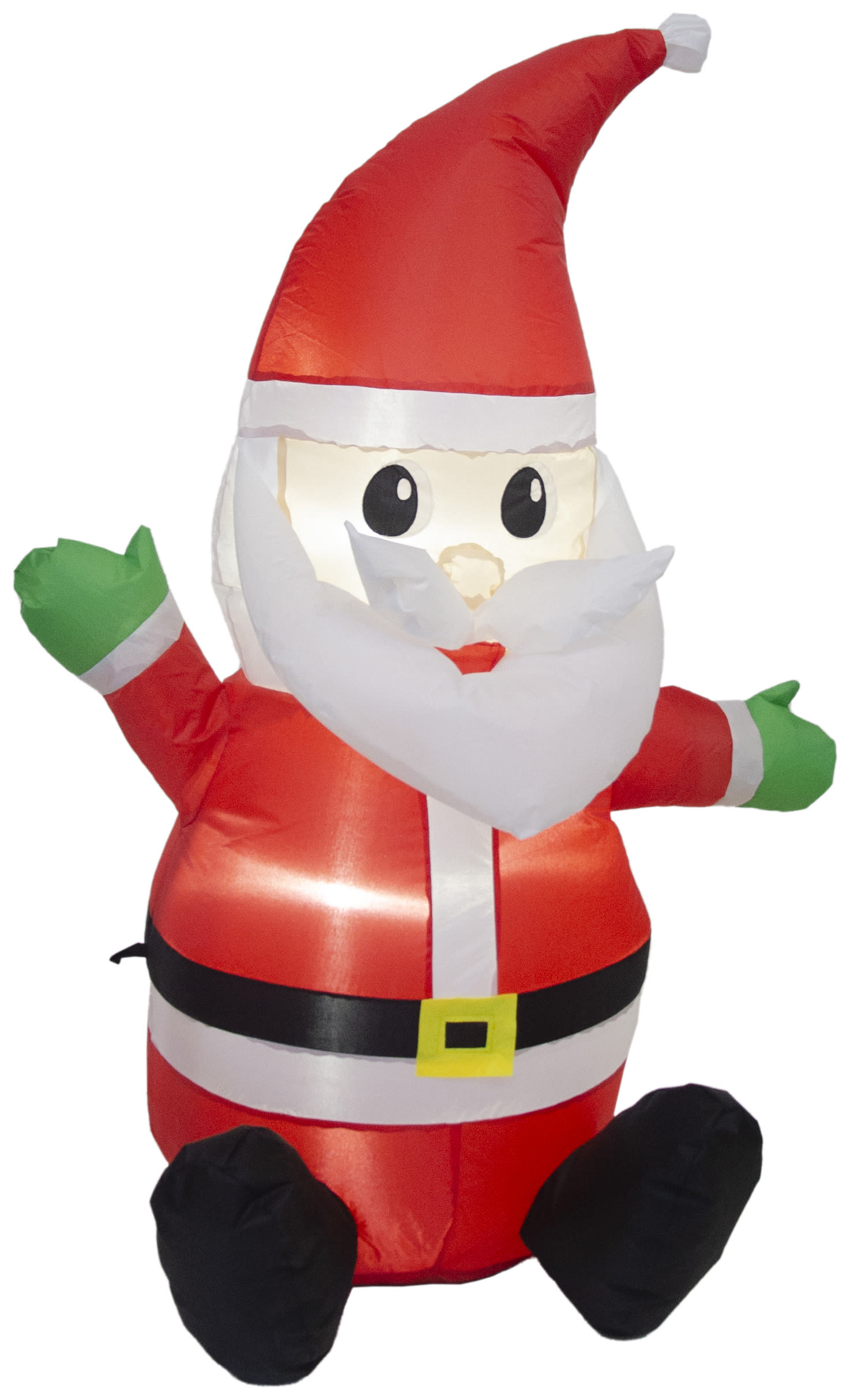 GIOCOPLAST NATALE - BABBO GONFIABILE H. 100 CM CON LUCI LED