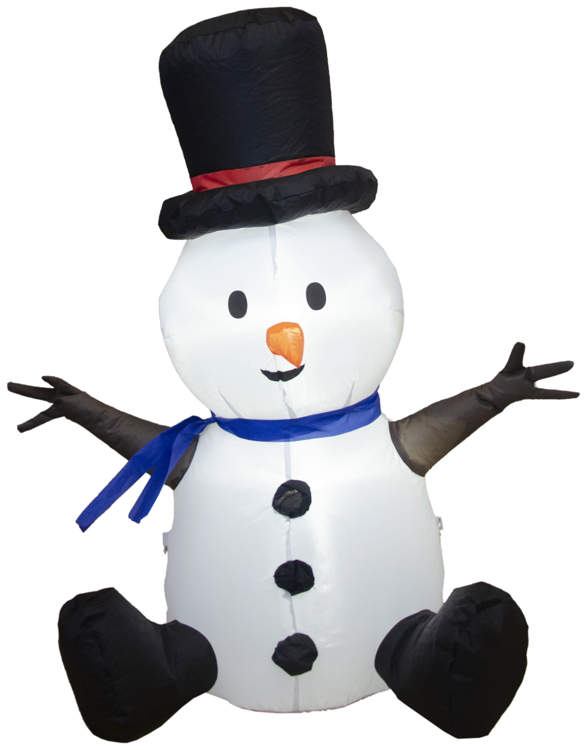 GIOCOPLAST NATALE - PUPAZZO GONFIABILE H. 100 CM CON LUCI LED