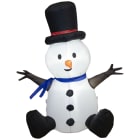 GIOCOPLAST NATALE - PUPAZZO GONFIABILE H. 100 CM CON LUCI LED