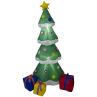 GIOCOPLAST NATALE - ALBERO GONFIABILE H. 180 CM CON LUCI LED