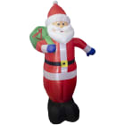 GIOCOPLAST NATALE - BABBO GONFIABILE H. 300 CM CON LUCI LED