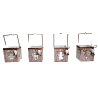 GIOCOPLAST NATALE - PORTA TEALIGHT LEGNO ASS. CM 8