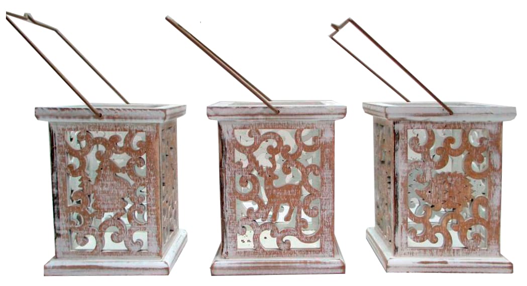 GIOCOPLAST NATALE - PORTA TEALIGHT LEGNO ASS. CM 10