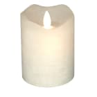 GIOCOPLAST NATALE - WISH CANDLE LED H.10 X D.7,5 CM AVORIO EFFETTO FIAMMA REALE
