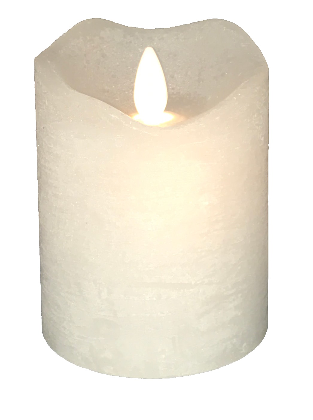 GIOCOPLAST NATALE - WISH CANDLE LED H.10 X D.7,5 CM AVORIO EFFETTO FIAMMA REALE
