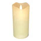 GIOCOPLAST NATALE - WISH CANDLE LED H.15 X D.7,5 CM AVORIO EFFETTO FIAMMA REALE