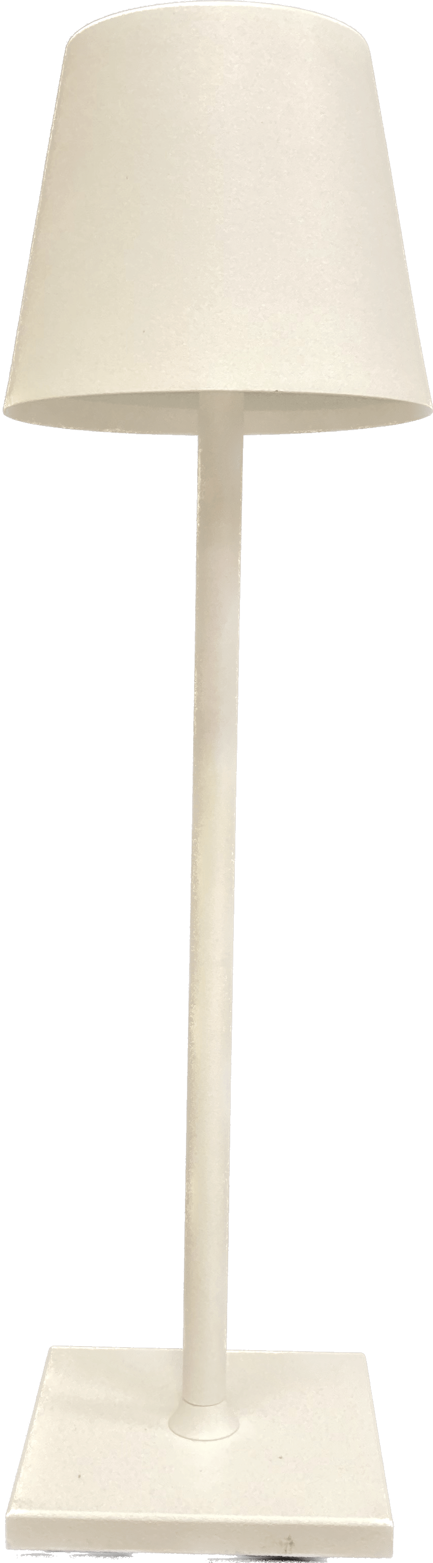 GIOCOPLAST NATALE - LAMPADA HIP HOP WHITE LED BIANCO CALDO, 37,5 CM, DIMMER TOUCH, RICARICABILE CON USB-C