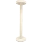 GIOCOPLAST NATALE - LAMPADA ROCK WHITE LED BIANCO CALDO, 34 CM, RICARICABILE CON USB-C