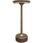 GIOCOPLAST NATALE - LAMPADA JAZZ COFFEE, 28 CM, LED BIANCO CALDO, DIMMER TOUCH, RICARICABILE CON USB-C