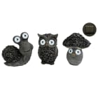 GIOCOPLAST NATALE - PERSONAGGIO DEL BOSCO CON LUCE LED E PANNELLO SOLARE, MOD. ASS.