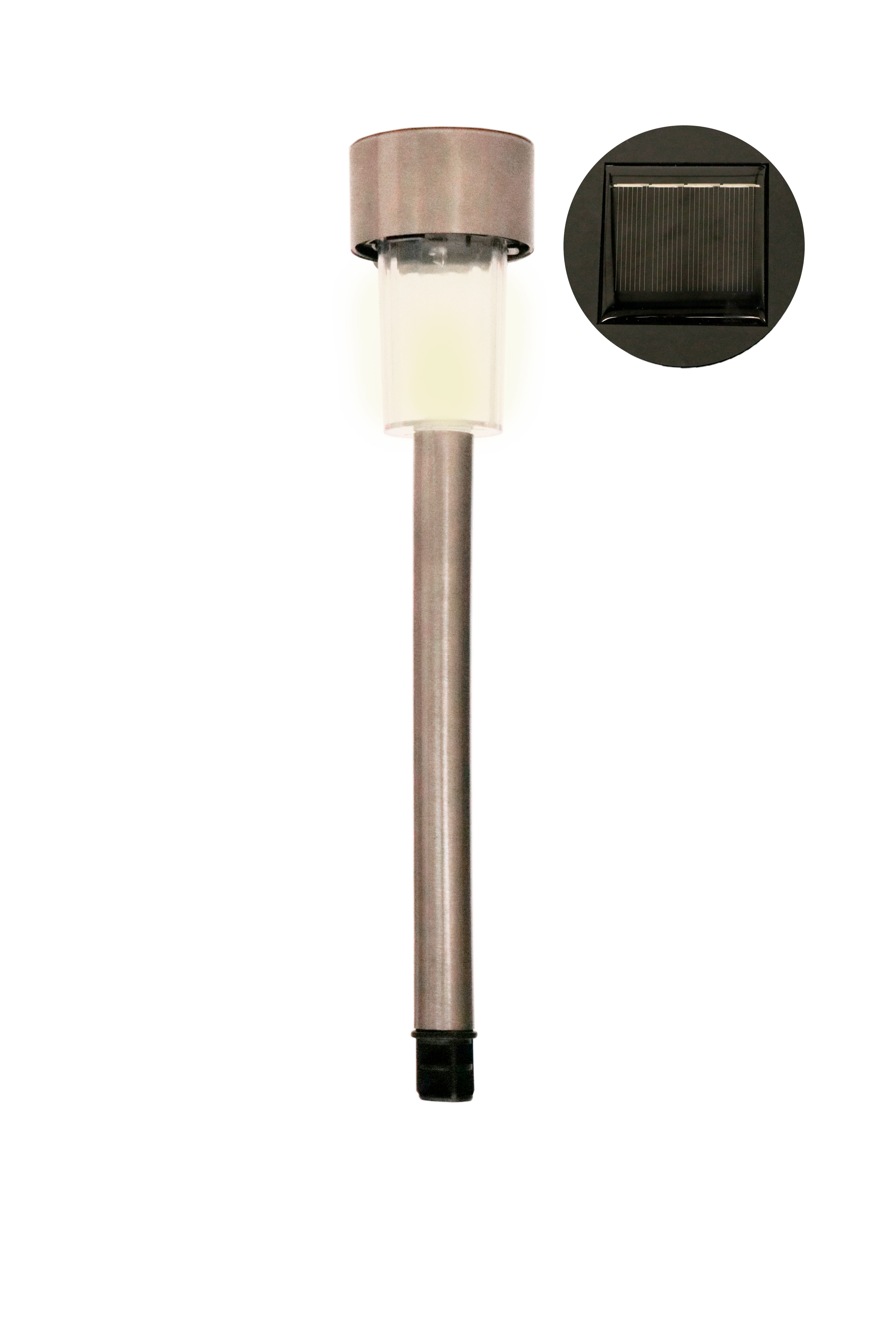 GIOCOPLAST NATALE - PALETTO LED ''PERSEO'' CON PANNELLO SOLARE, 25 CM, LUCE BIANCA , USO EST.