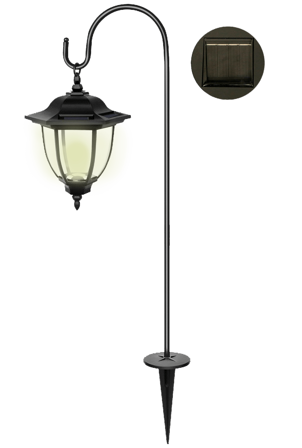 GIOCOPLAST NATALE - LAMPADA ''GIRAFFA'' CON PANNELLO SOLARE, 57 CM, LUCE BIANCA, USO EST.