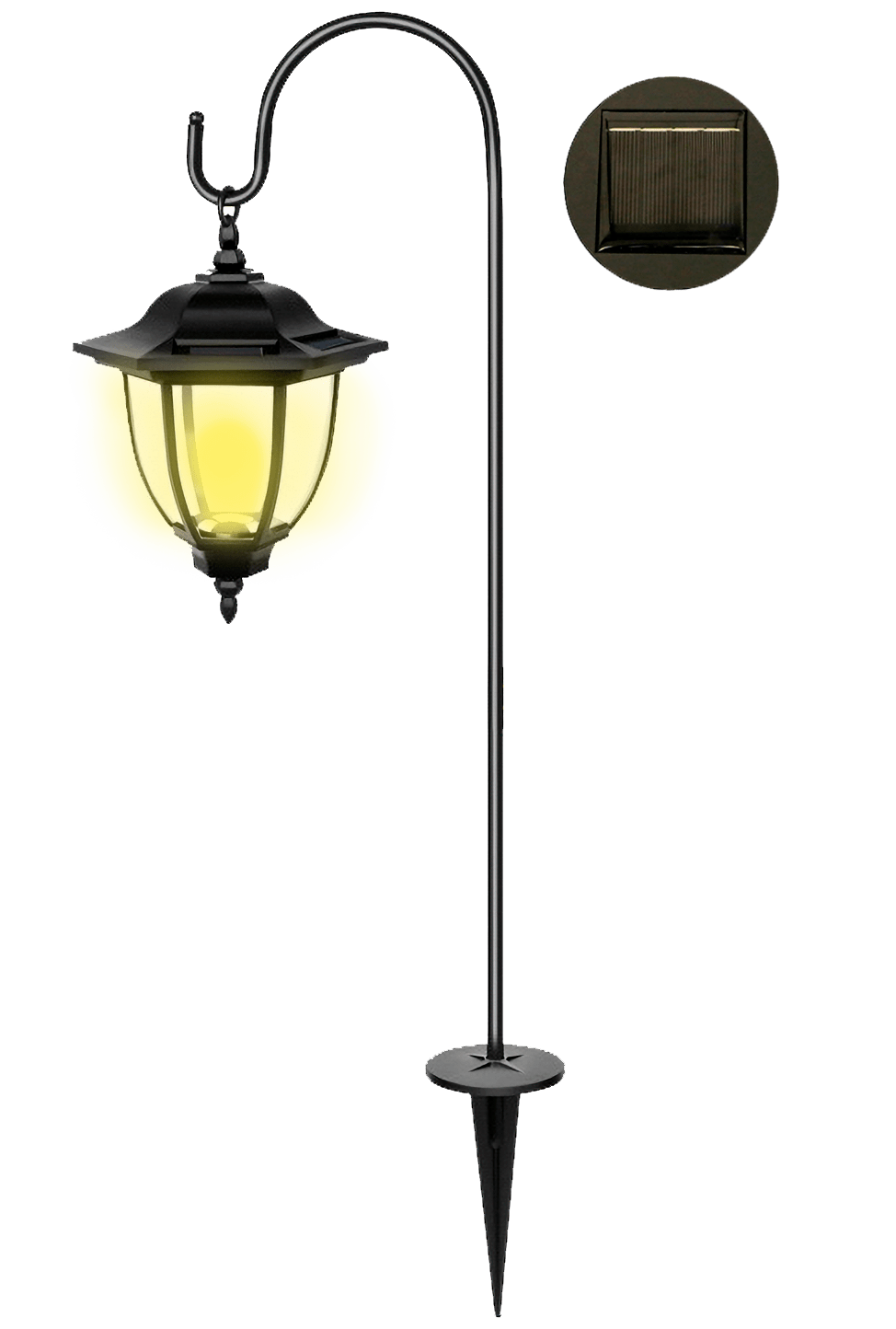 GIOCOPLAST NATALE - LAMPADA ''GIRAFFA'' CON PANNELLO SOLARE, 57 CM, LUCE BIANCO CALDO, USO EST.