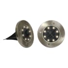 GIOCOPLAST NATALE - SEGNAPASSO ''GIOVE'' CON PANNELLO SOLARE, LUCE LED BIANCA, D.12 CM