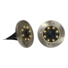 GIOCOPLAST NATALE - SEGNAPASSO ''GIOVE'' CON PANNELLO SOLARE, LUCE LED BIANCO CALDO, D.12 CM