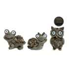 GIOCOPLAST NATALE - ANIMALETTO DEL BOSCO 16/17CM CON LUCE LED E PANNELLO SOLARE, MOD. ASS.