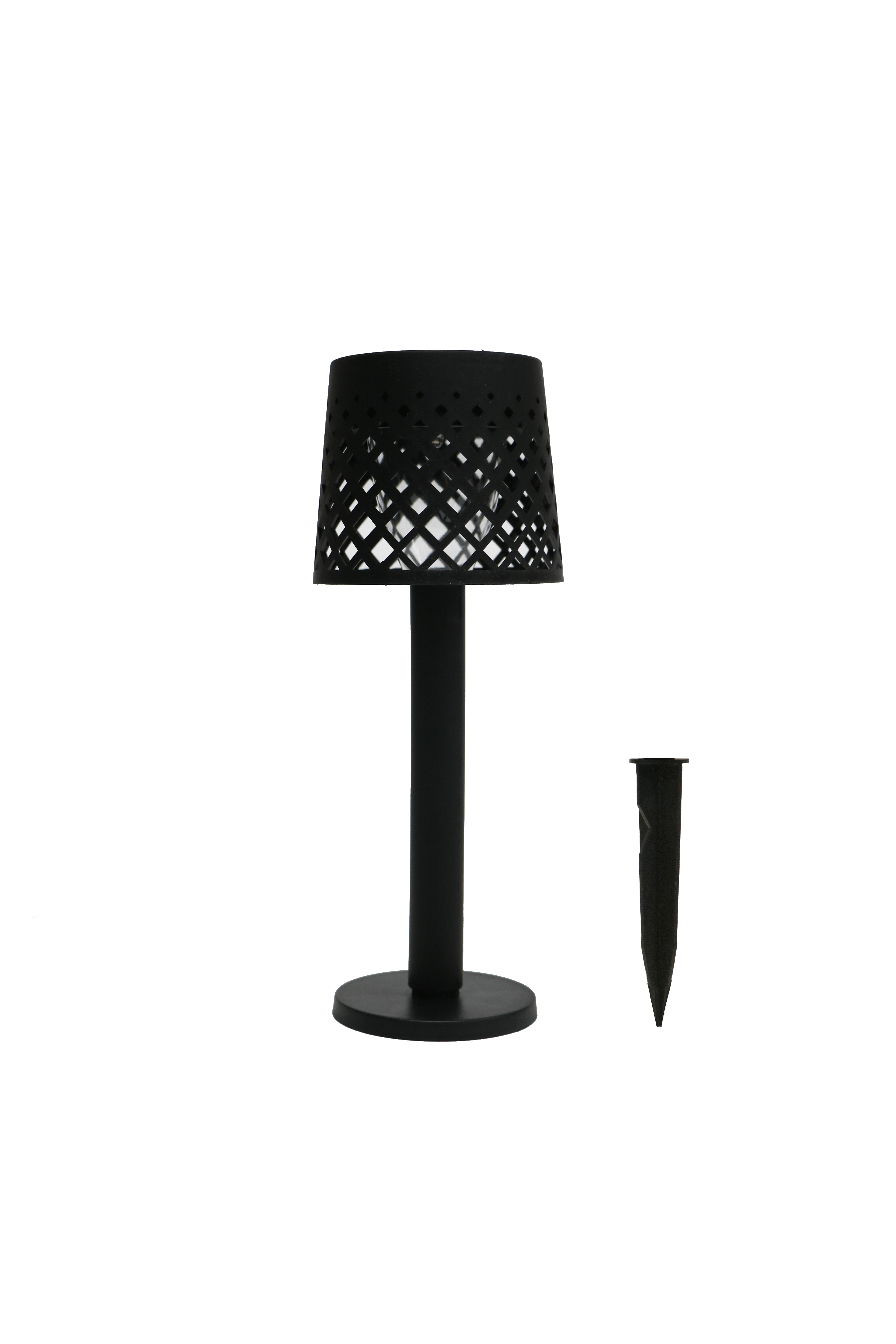 GIOCOPLAST NATALE - LAMPADA TAVOLO ''PROMETEO'' 2 IN 1, 21 CM, CON PANNELLO SOLARE, LED BIANCO CALDO, USO EST.