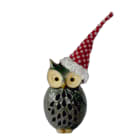 GIOCOPLAST NATALE - GUFO GRIGIO CERAMICA CM 38