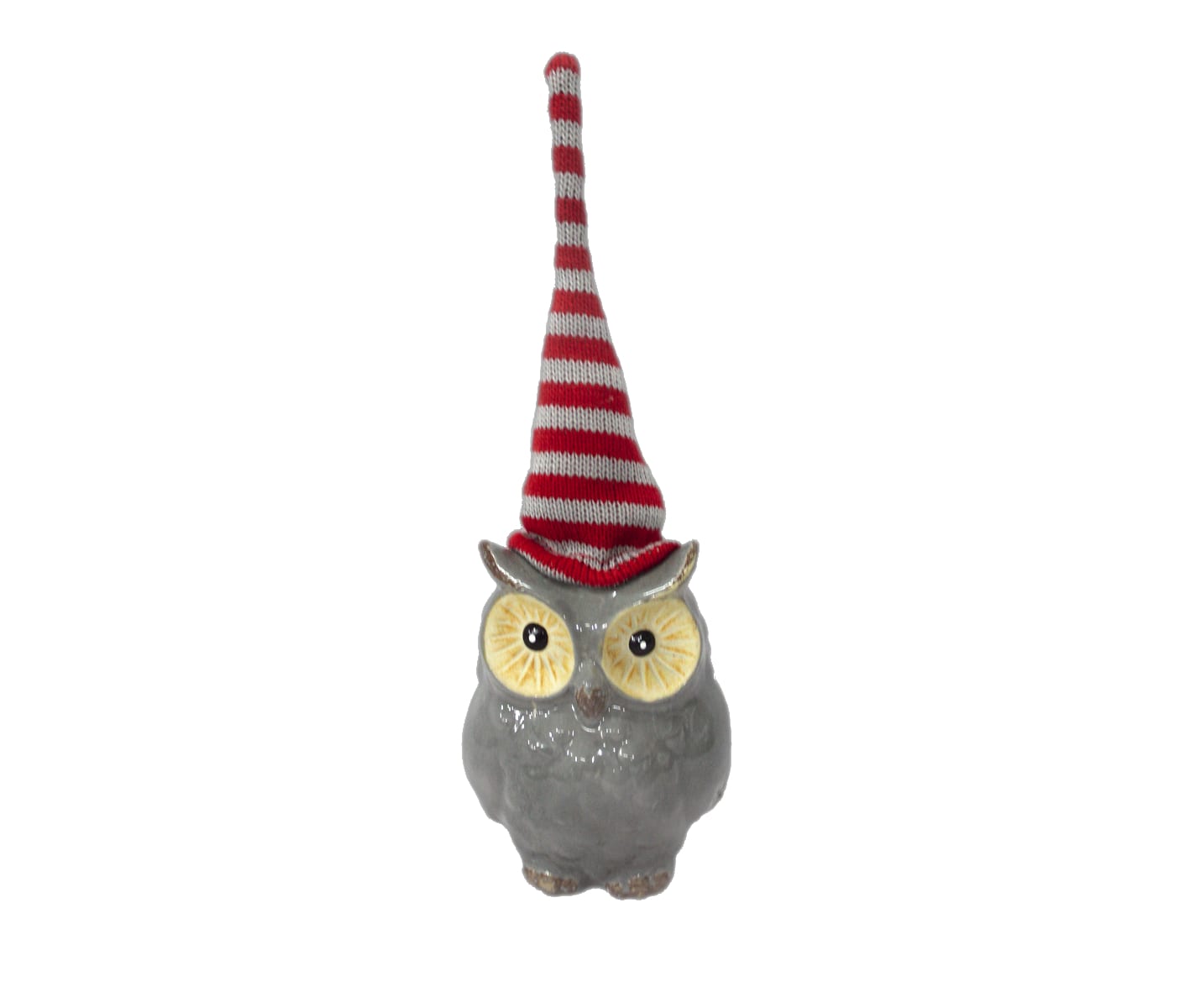GIOCOPLAST NATALE - GUFO GRIGIO CERAMICA CM 30