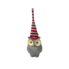 GIOCOPLAST NATALE - GUFO GRIGIO CERAMICA CM 30