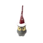 GIOCOPLAST NATALE - GUFO GRIGIO CERAMICA CM 26