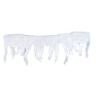 GIOCOPLAST NATALE - NEVE OVATTATA C/EFFETTO GHIACCIO C/GLITTER, CM.100X35