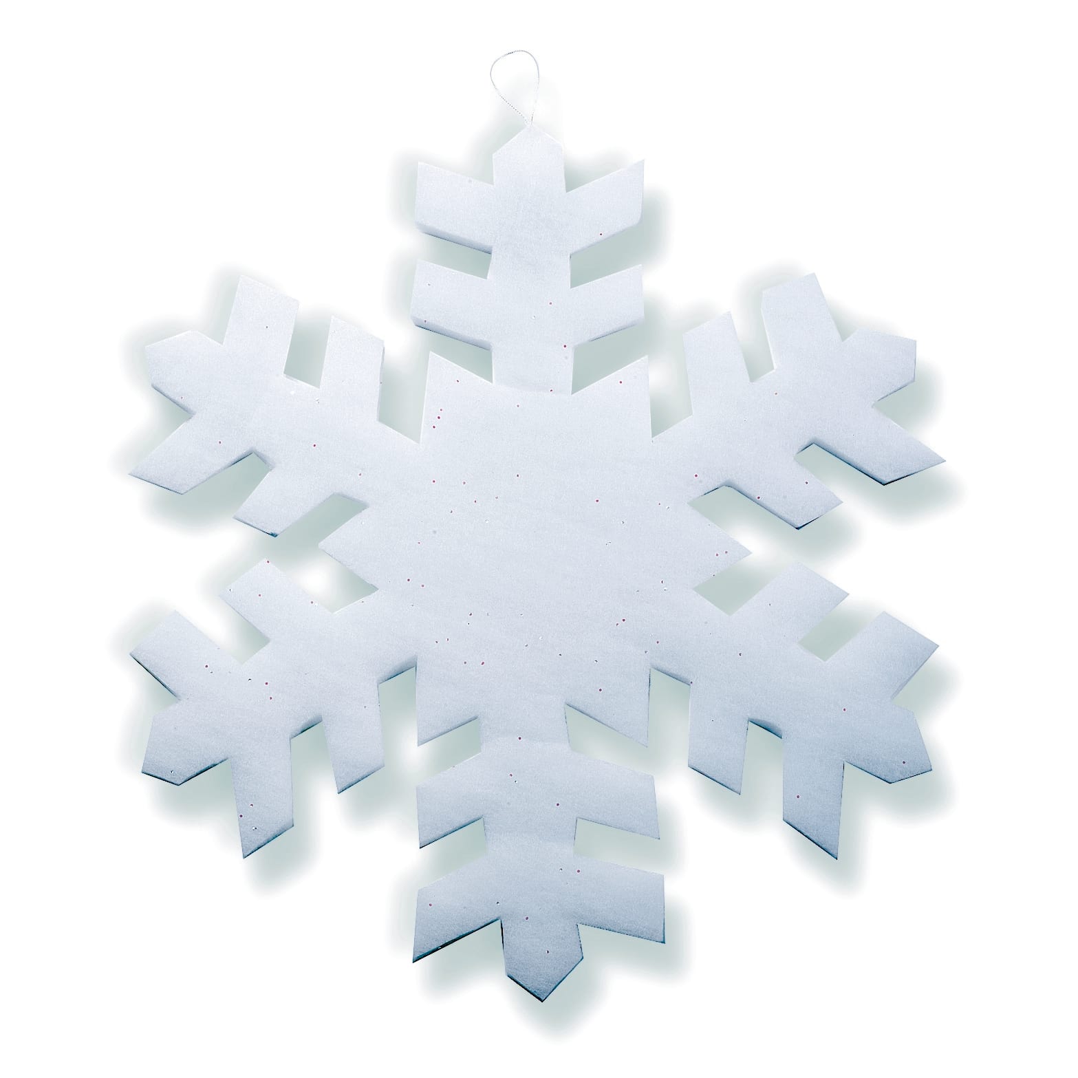 GIOCOPLAST NATALE - FIOCCO NEVE OVATTATO C/GLITTER CM.50