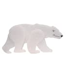 GIOCOPLAST NATALE - ORSO OVATTATO CHE CAMMINA, GLITTER 3D, CM.60
