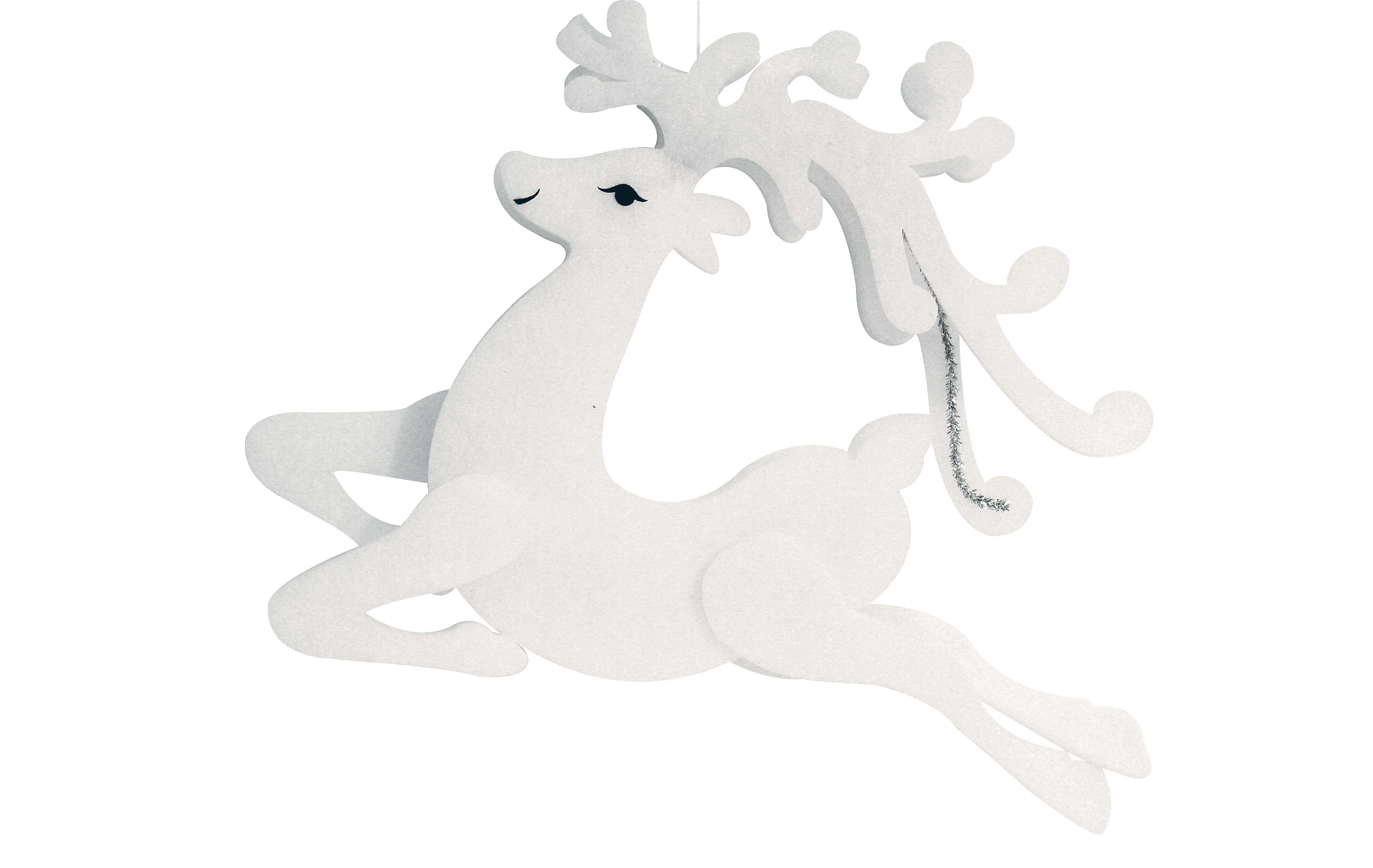 GIOCOPLAST NATALE - RENNA OVATTATA CM.50