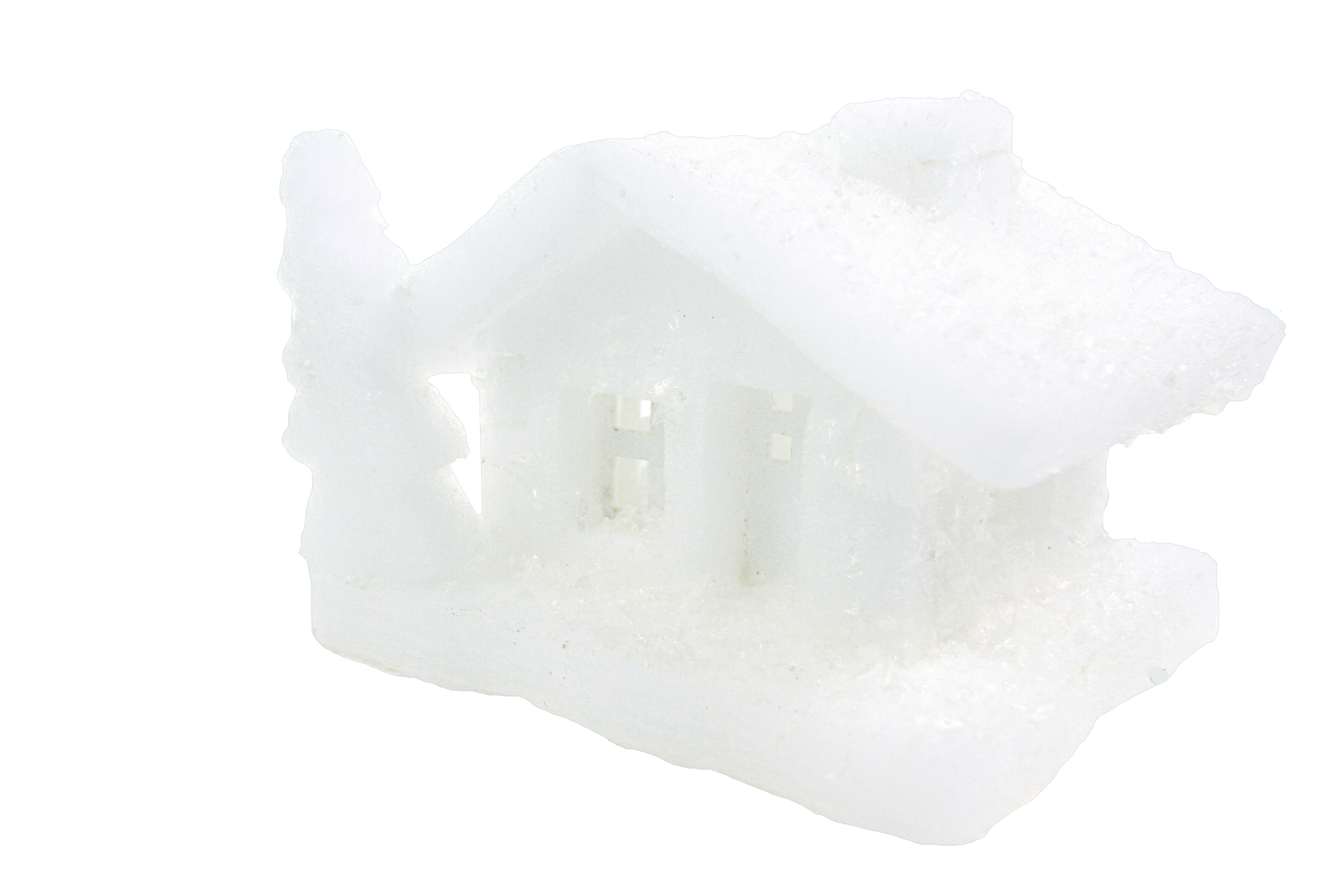GIOCOPLAST NATALE - CASETTA OVATTATA 3D CM.20X18X18