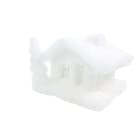 GIOCOPLAST NATALE - CASETTA OVATTATA 3D CM.20X18X18